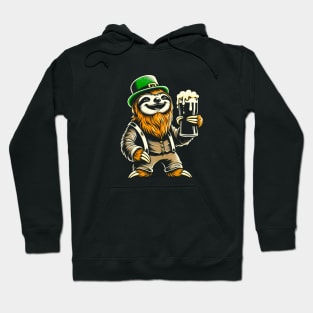 St. Patrick's Day Sloth T-Shirt – Cheers & Beers Lazy Style Hoodie